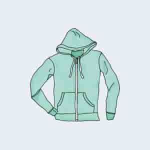 Hoodie with Zipper